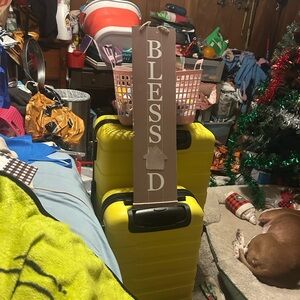 Blessed Wooden Holiday Sign